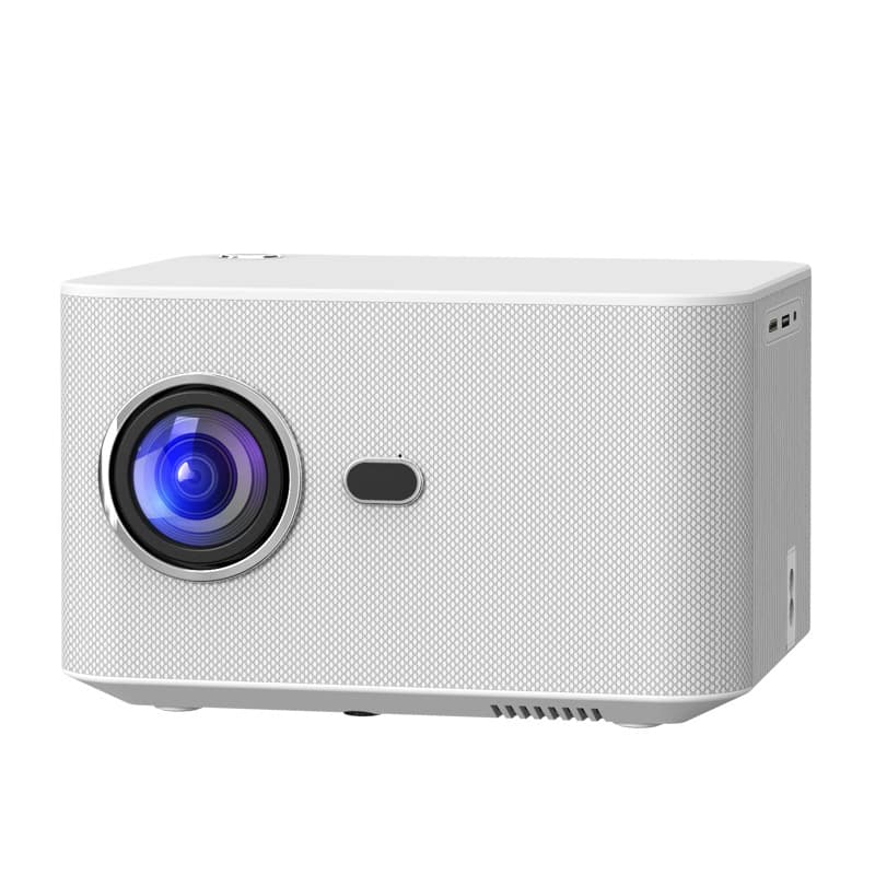 Cluzine - Smart Home Multimedia Projector, 150" Display, 6D Auto Keystone, Dual-Band Wi-Fi, 30000Hrs Life