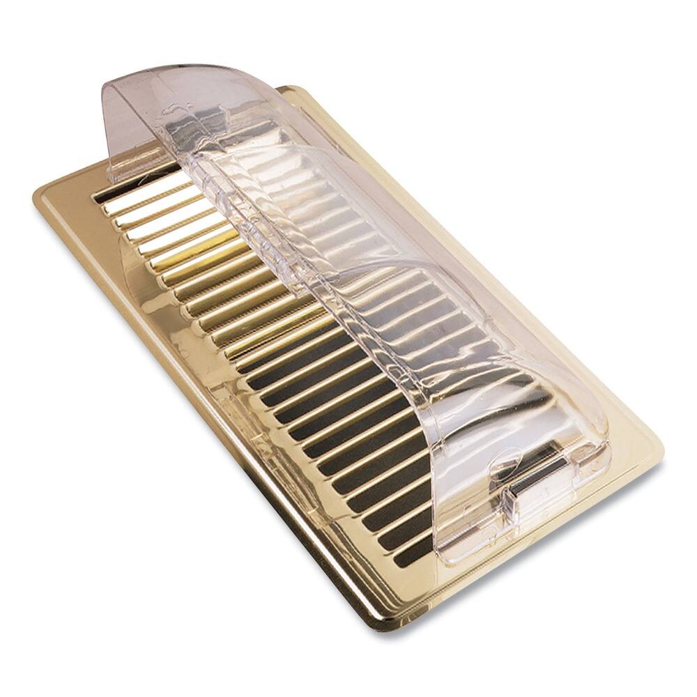 Back. Deflecto - Deflecto 50 3.87 in. x 9 in. x 2.75 in. Premium Unbreakable Air Deflector - Clear - Clear.