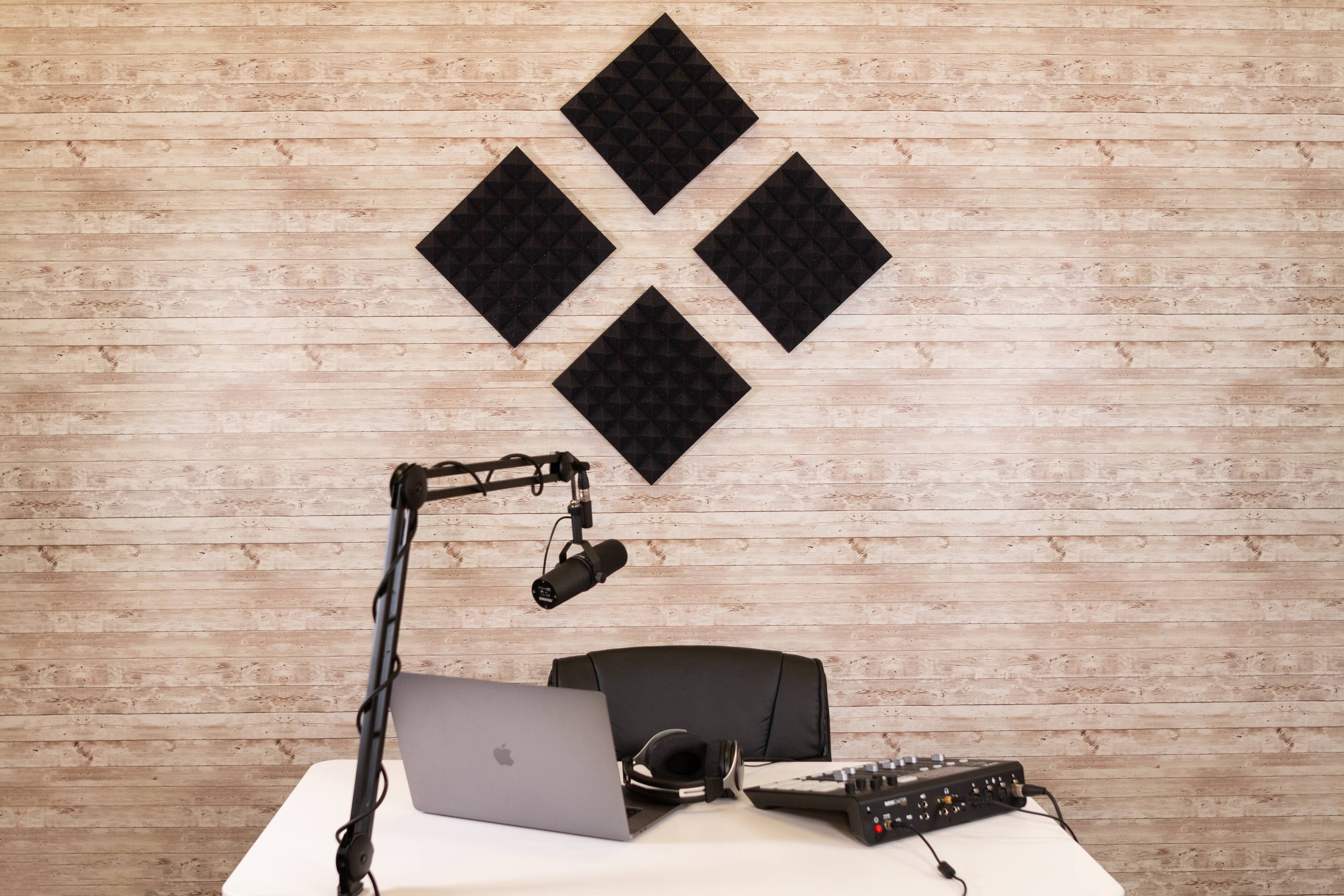 Alt View 14. Gator Frameworks - 4 Pack Acoustic Treatment Panels - Charcoal.