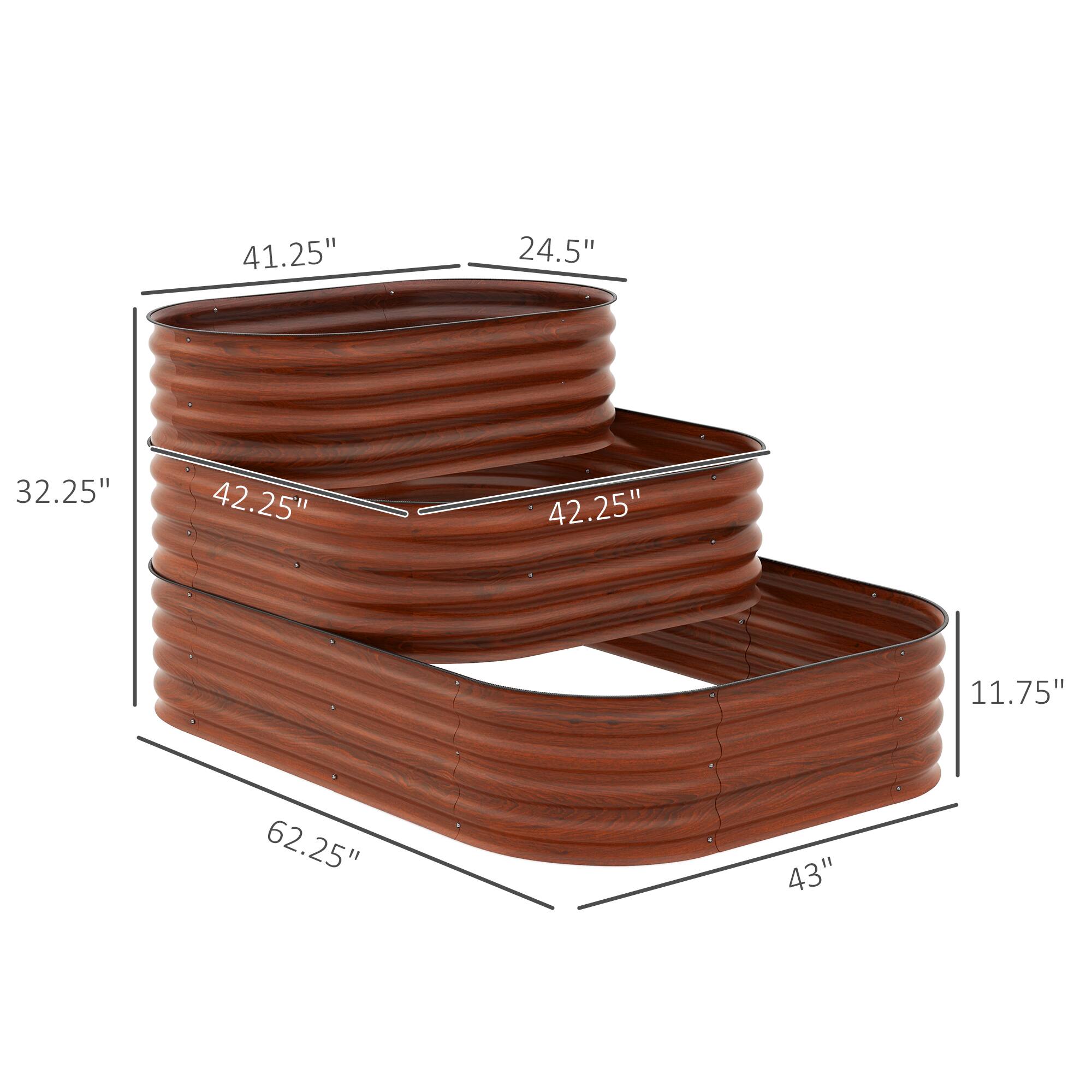 41.25" 24.5" 32.25" 42.25" 42.25" 11.75" 62.25" 43"