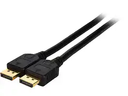 Nippon Labs - DP-3-MM 3 ft. DisplayPort HBR Male to Male Cable, Black
