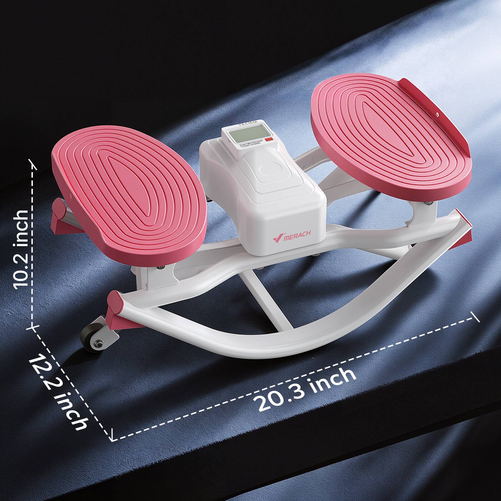 MERACH Rocking Steppers for Exercise at Home, 3D Motion Stair