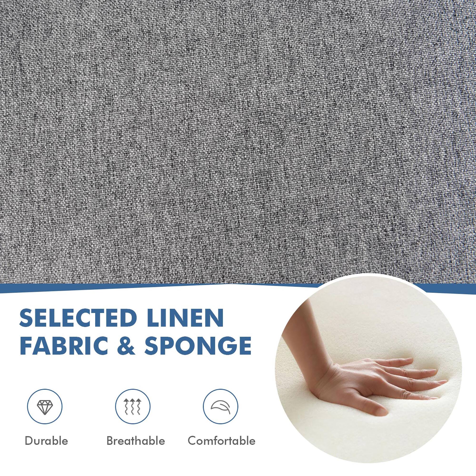SELECTED LINEN FABRIC & SPONGE Durable, Breathable, Comfortable