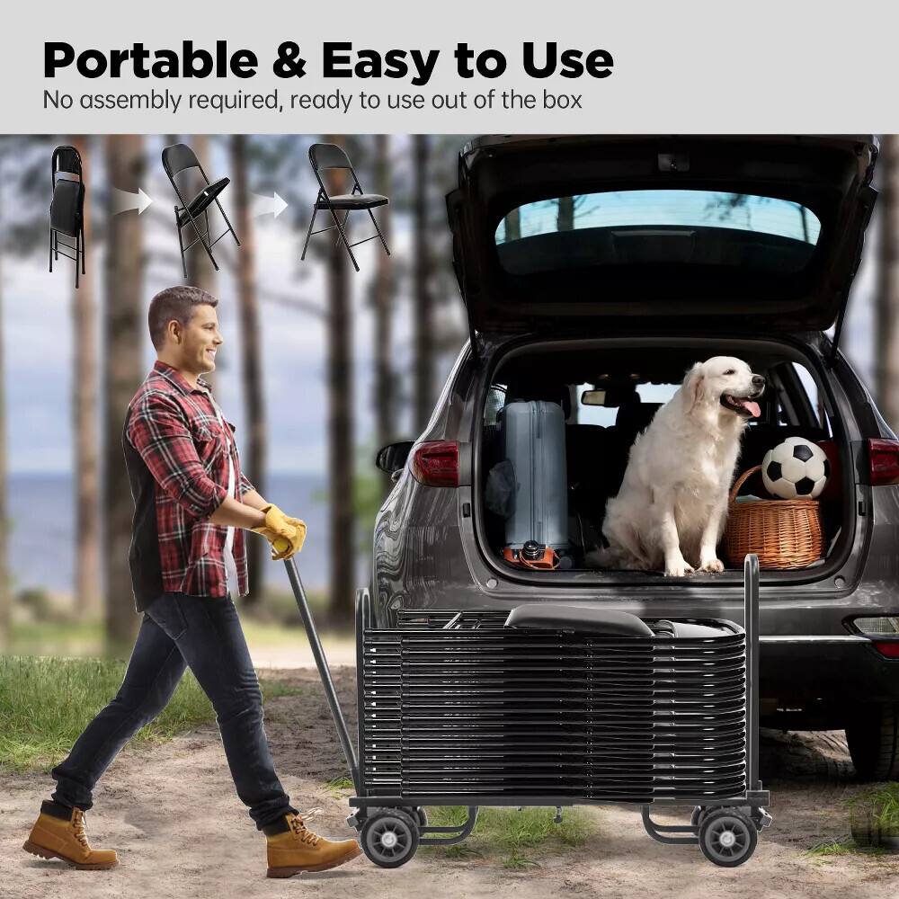 Portable & Easy to Use  
No assembly required, ready to use out of the box