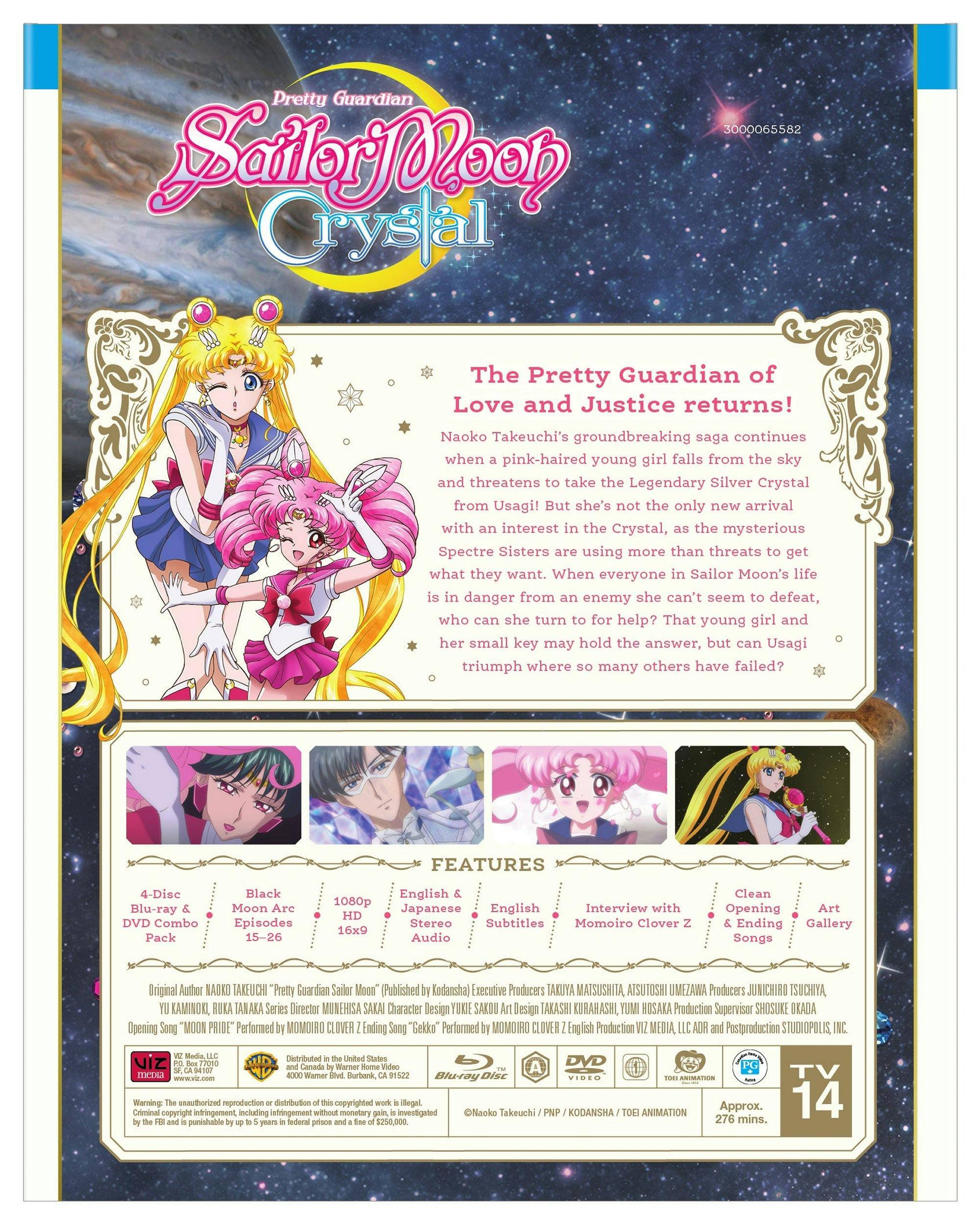 Angle. Sailor Moon Crystal: Set 2 (with DVD (Limited Edition)) [Blu-ray].