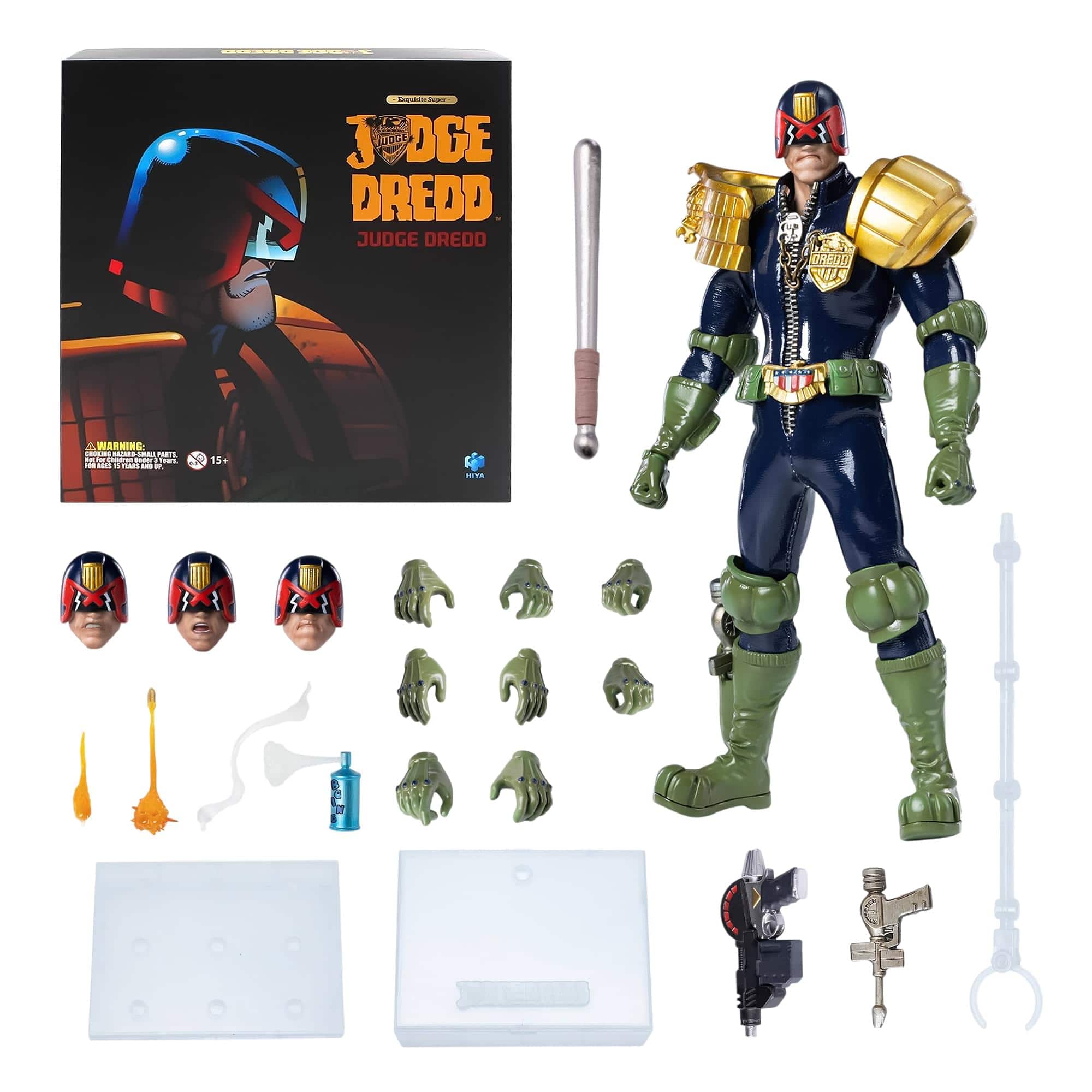 Hiya - 2000 AD Exquisite Super Series 1:12 Action Figure | Judge Dredd - Multi-Colored price history on PriceWatchPro
