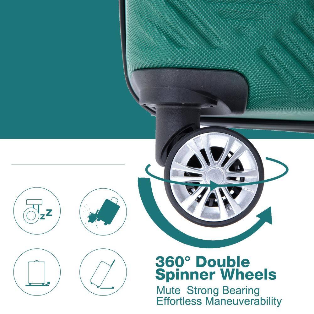 360° Double Spinner Wheels  
Mute Strong Bearing  
Effortless Maneuverability