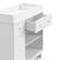 Alt View 16. Storkcraft - Modern Nursery Changing Table Dresser - White.