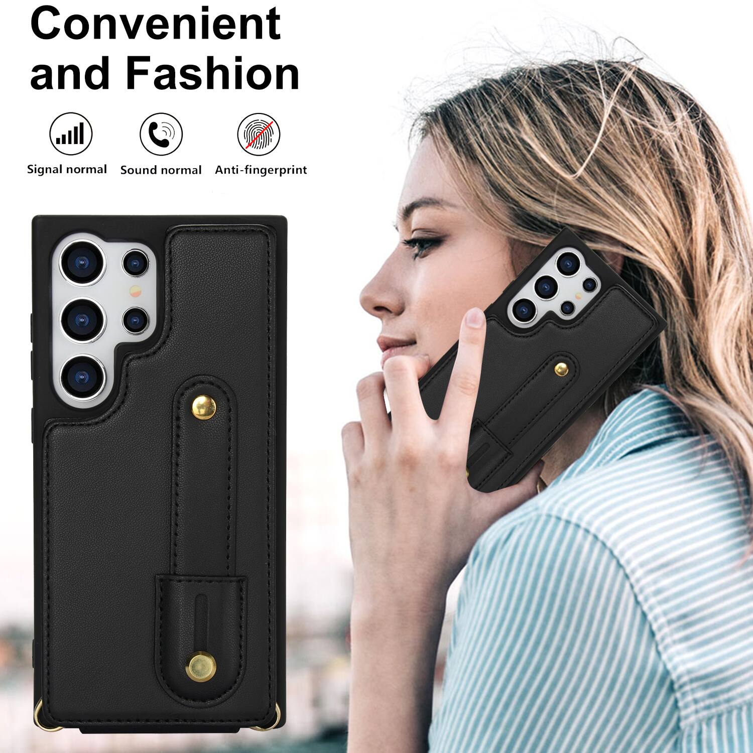Convenient and Fashion  
Signal normal  
Sound normal  
Anti-fingerprint