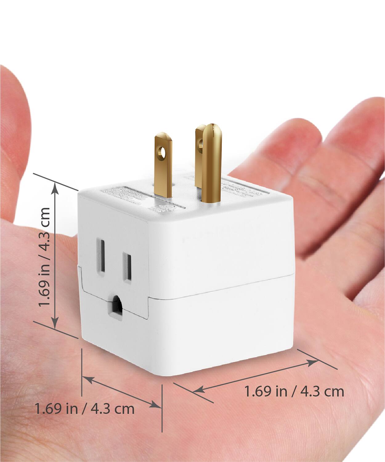 1.69 in / 4.3 cm / 1.69 in / 4.3 cm / 1.69 in / 4.3 cm