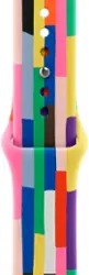 Apple - 42mm Sport Band - S/M - Pride Edition - Front_Zoom