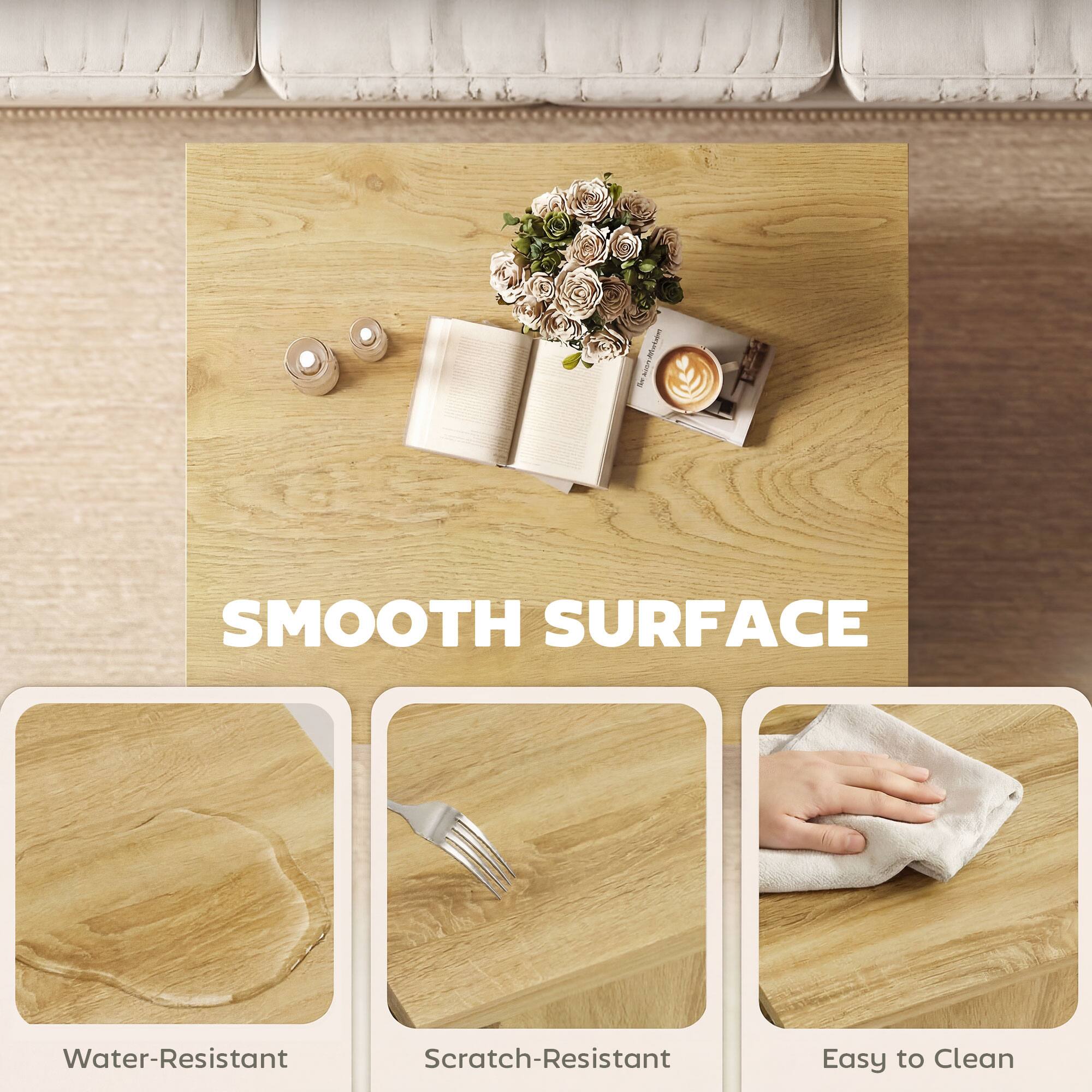 Smooth Surface  
Water-Resistant  
Scratch-Resistant  
Easy to Clean