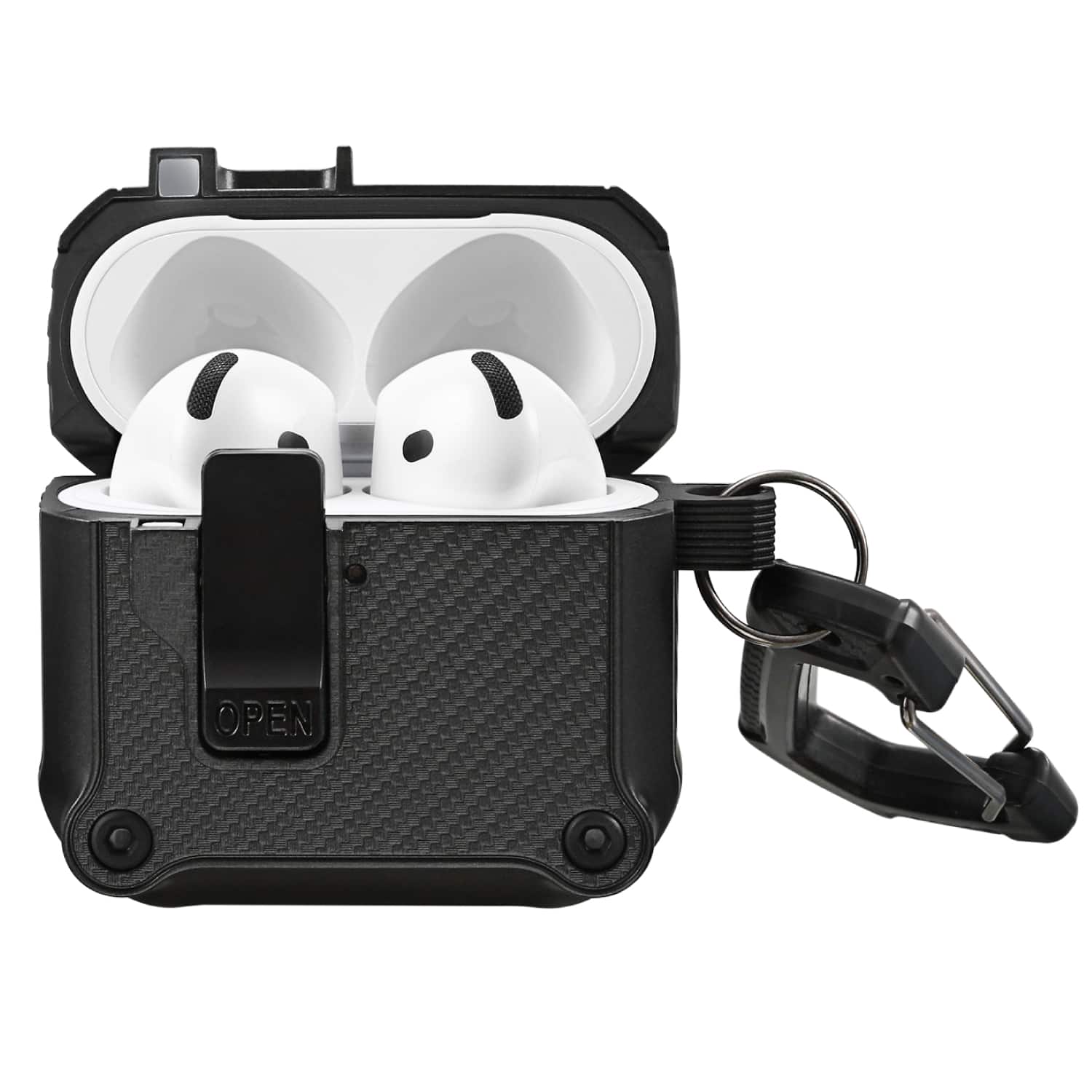 Vena For Apple Airpods 4 Case Cover, Airpods Case 4 Carbon Fiber