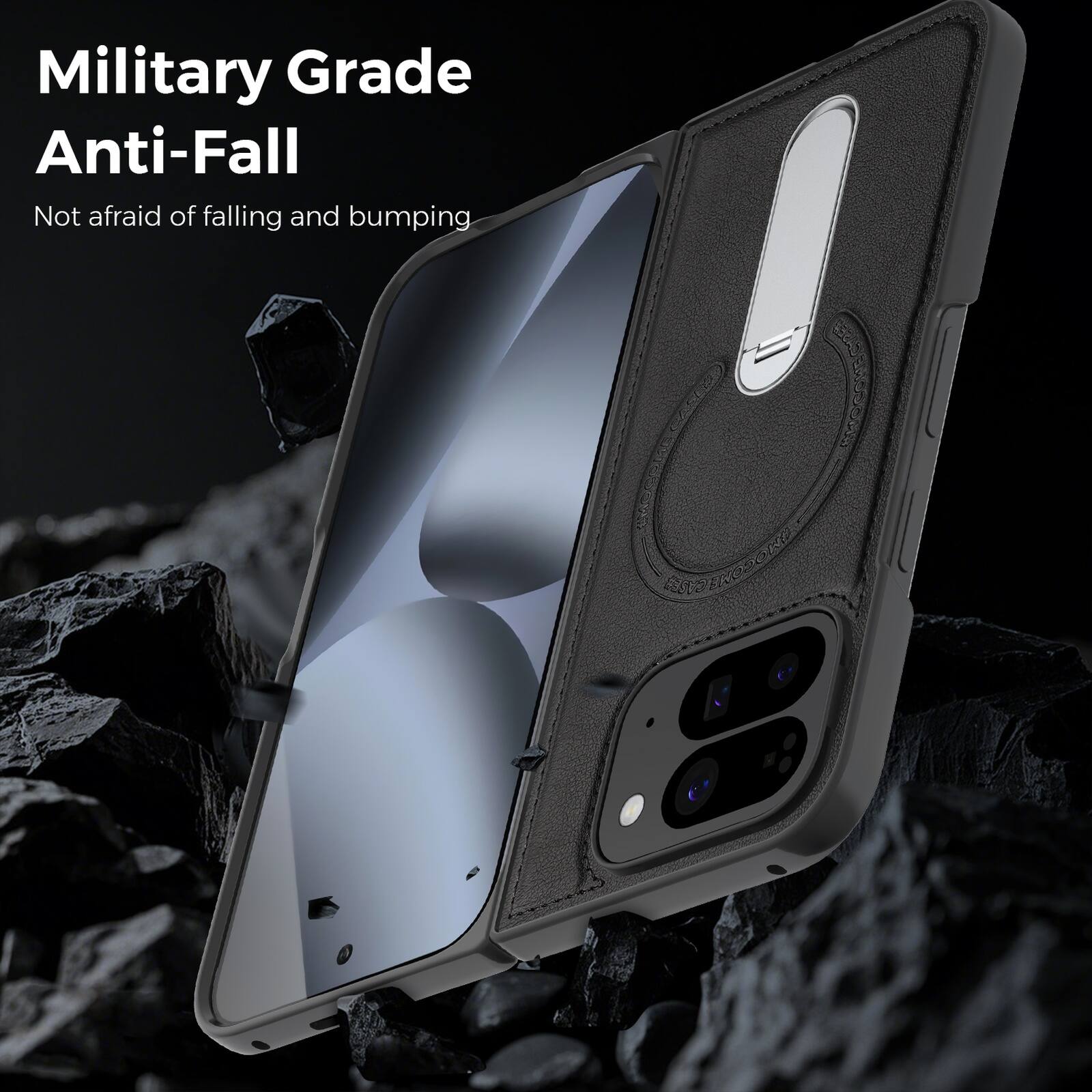Military Grade Anti-Fall  
Not afraid of falling and bumping