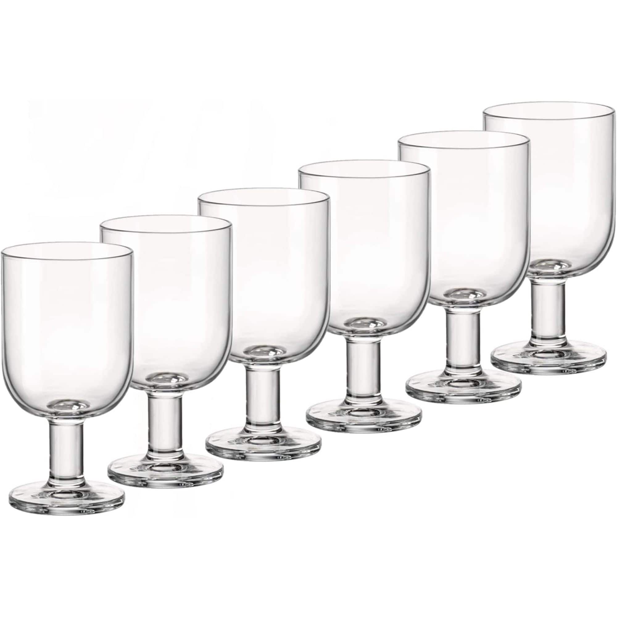 Bormioli Rocco - Hosteria Goblet Wine Glasses Set of 6, 11.75 Oz, Stackable - Clear price history on PriceWatchPro