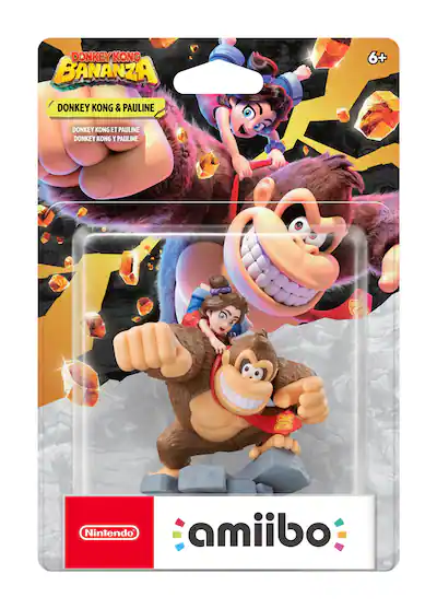 Nintendo amiibo Donkey Kong and Pauline: Donkey Kong Bananza Series Multi - Best Buy Nintendo amiibo Donkey Kong and Pauline: Donkey Kong Bananza Series Multi - Best Buy