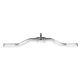 Centr - Aluminum EZ Curl Bar - Silver
