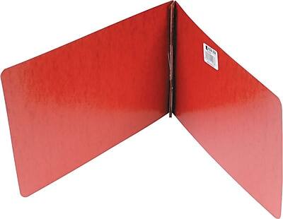 Front. ACCO - Presstex Report Cover, Top Bound, 2-3/4" Centers, Legal Size 8-1/2" x 14" - Red.