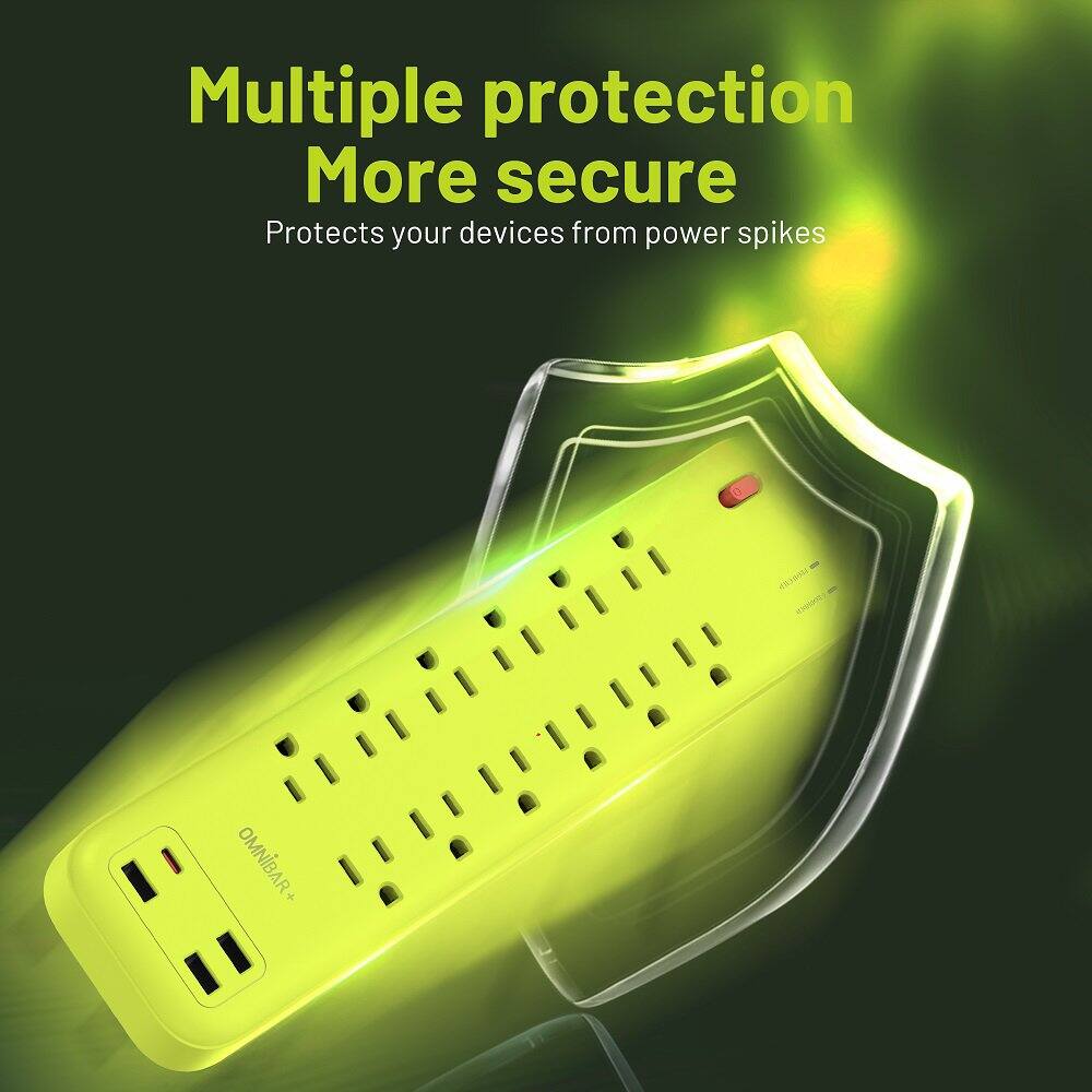 Multiple protection  
More secure  
Protects your devices from power spikes  

OMNIBAR+