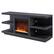 Alt View 14. Camden&Wells - Maya Crystal Fireplace TV Stand for Most TVs up to 65" - Charcoal Gray.