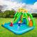 Alt View 3. Costway - Inflatable Water Park Bounce House w/Climbing Wall Two Slides and Splash Pool - Multicolor.