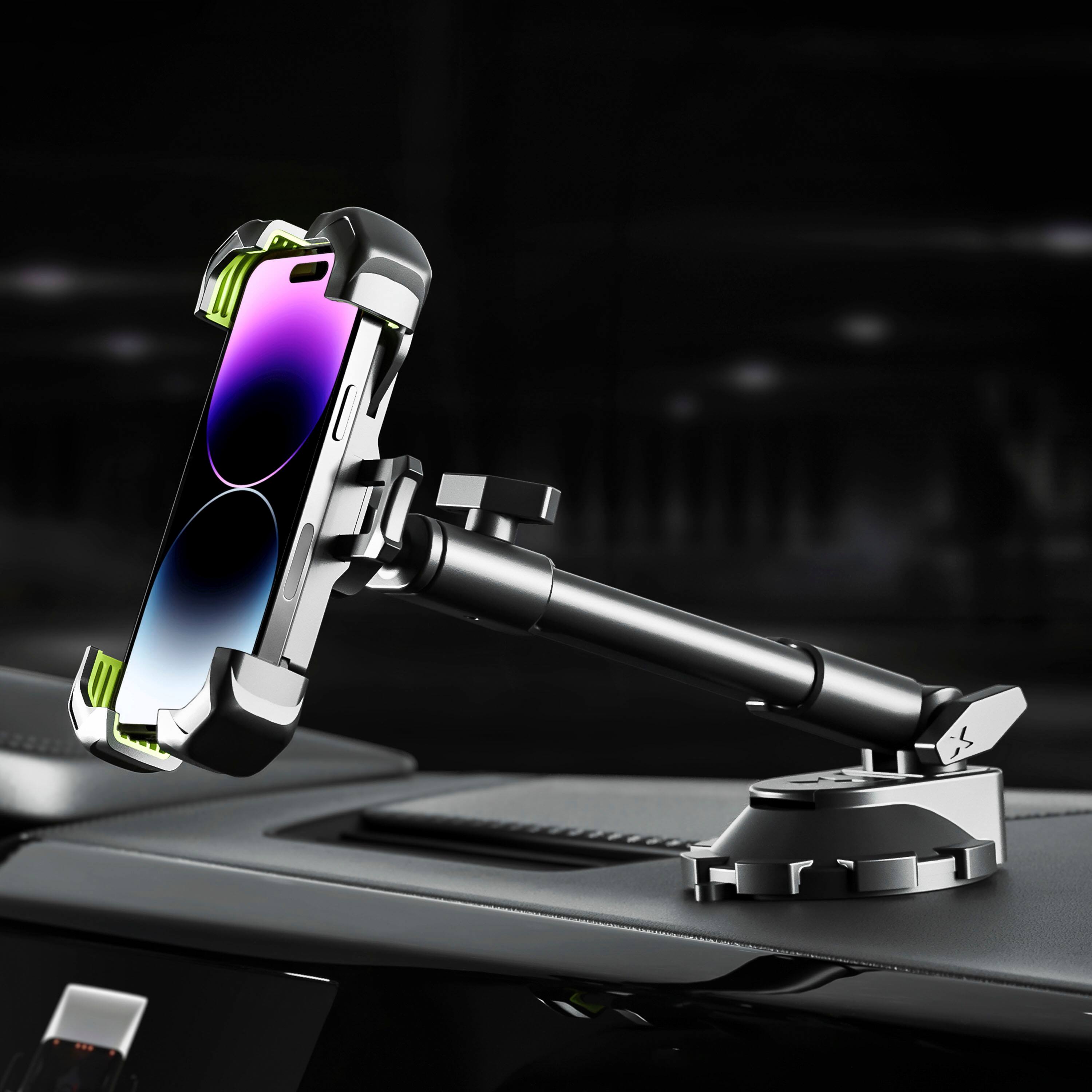 Alt View 21. Bracketron - HD X-LOCK Extend Dash & Window Mount - Black.