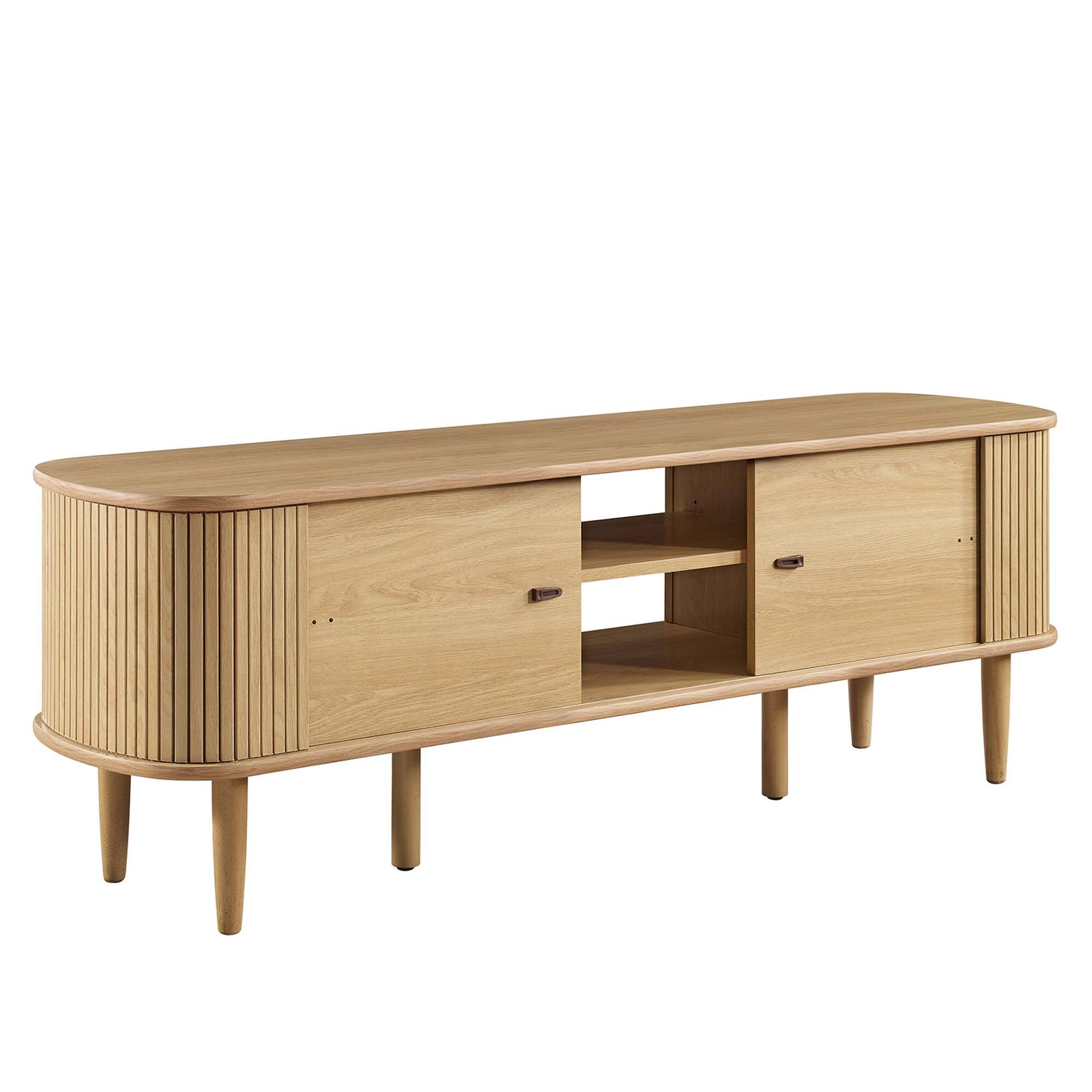 Alt View 2. Modway - Contour 55" TV Stand by Modway - Oak.