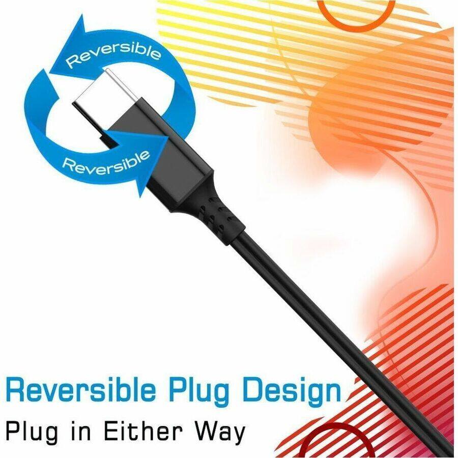 Reversible Plug Design  
Plug in Either Way