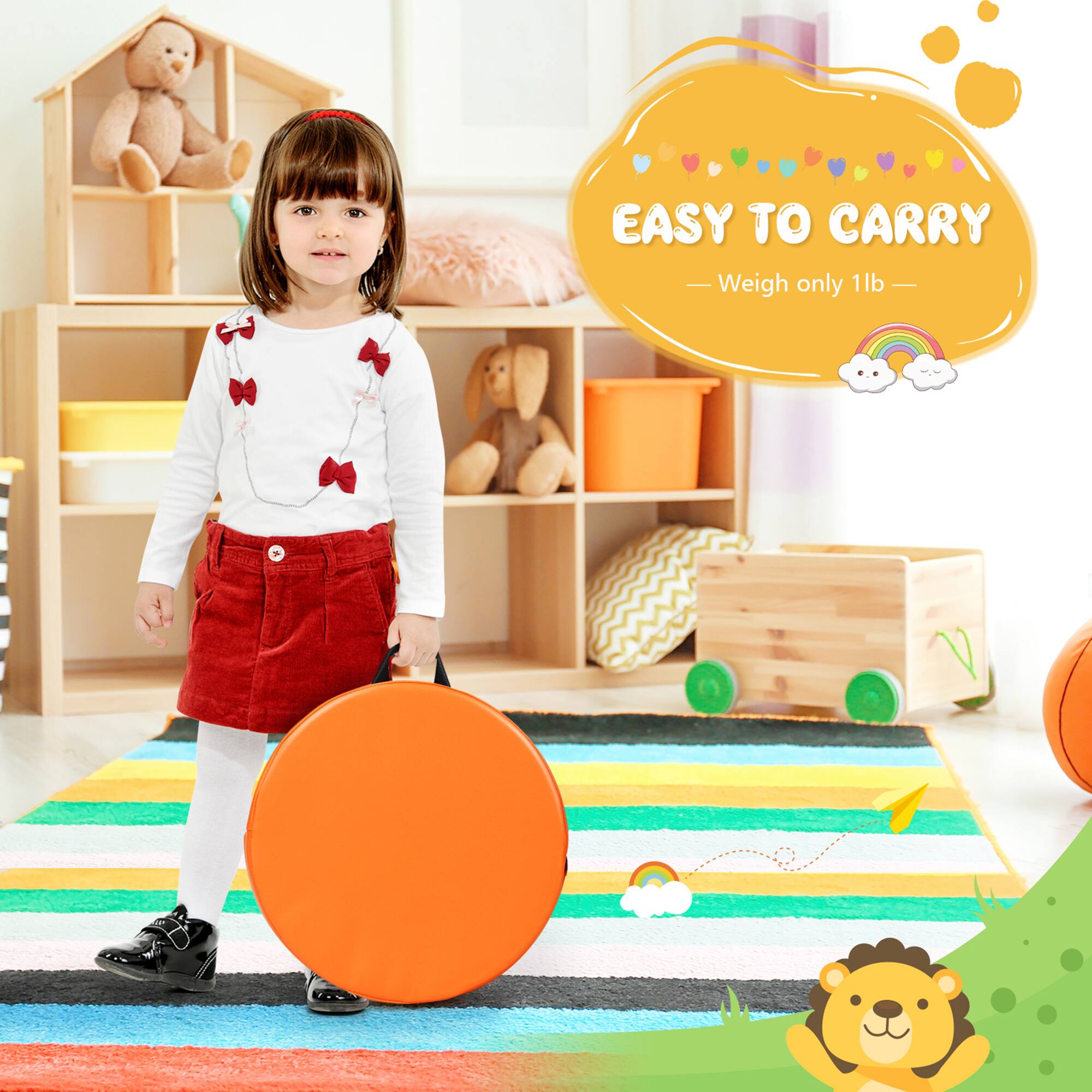 EASY TO CARRY  
Weigh only 1lb