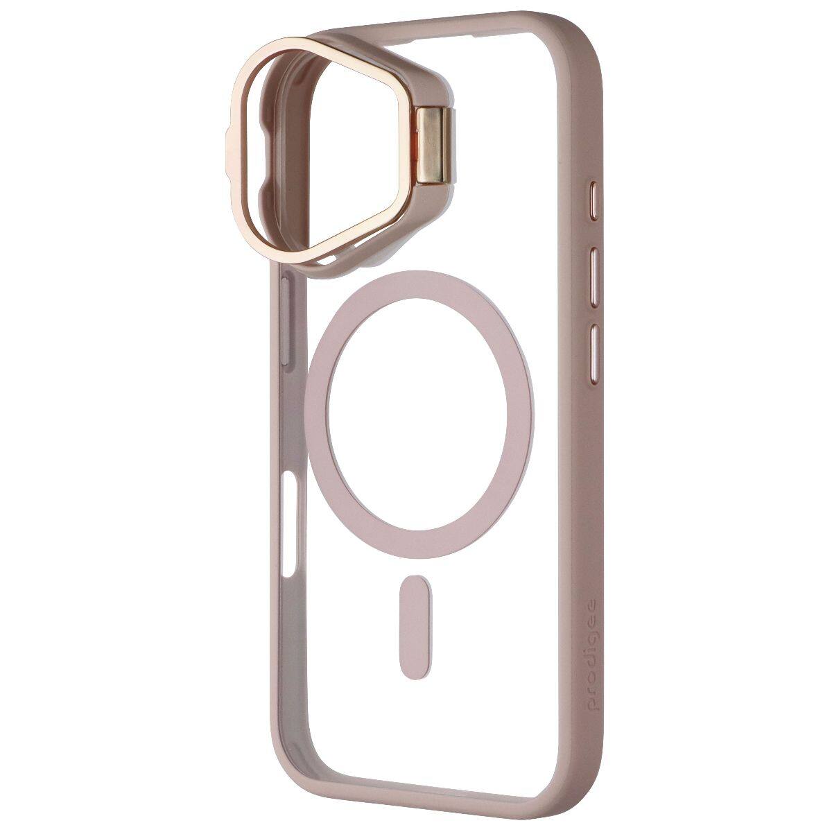 Front. Prodigee - Kick-It Series Case for MagSafe for Apple iPhone 16 - Pink - Pink.