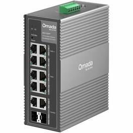 TP-Link - Omada Omada 10-Port Gigabit Industrial Easy Managed Switch with 6-Port PoE+ and 2-Port PoE++ - 10 Ports - Manageable - Unknown