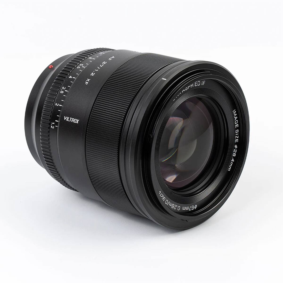 8 AF 5.6 27/1.2 4 XF 2.8 - 2 VILTROX 1.2  
ED IF AOPH 0.10 LO ASID 67mm  
IMAGE SIZE 28.4mm