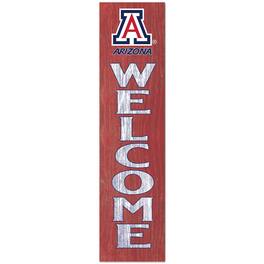 Jardine - Arizona Wildcats 12'' x 48'' Welcome Outdoor Leaner - Blue