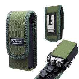 Perilogics - Multitool Sheath – Magnetic Closure Belt Pouch & Tool Holster with Metal Clip, Heavy-Duty Nylon Fits Leatherman & Gerber - Olive Drab