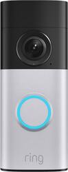Ring - Wired Doorbell Plus (2nd Gen)Retinal 2K for crisp, true-to-life video, Motion Detection, Low-Light Sight - Silver - Front_Zoom