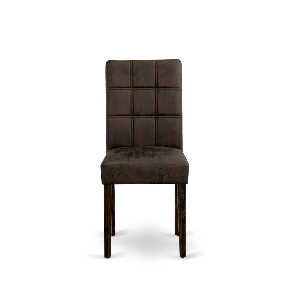 Alt View 2. East West Furniture - 5 Piece Dinner Table Set consists A Kitchen Table - Brown.