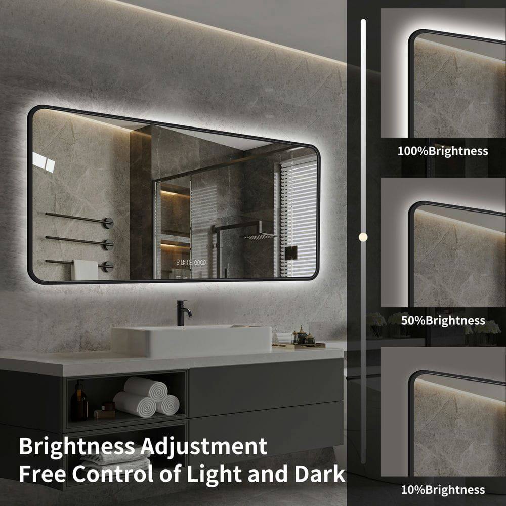 100% Brightness  
50% Brightness  
10% Brightness  

Brightness Adjustment  
Free Control of Light and Dark