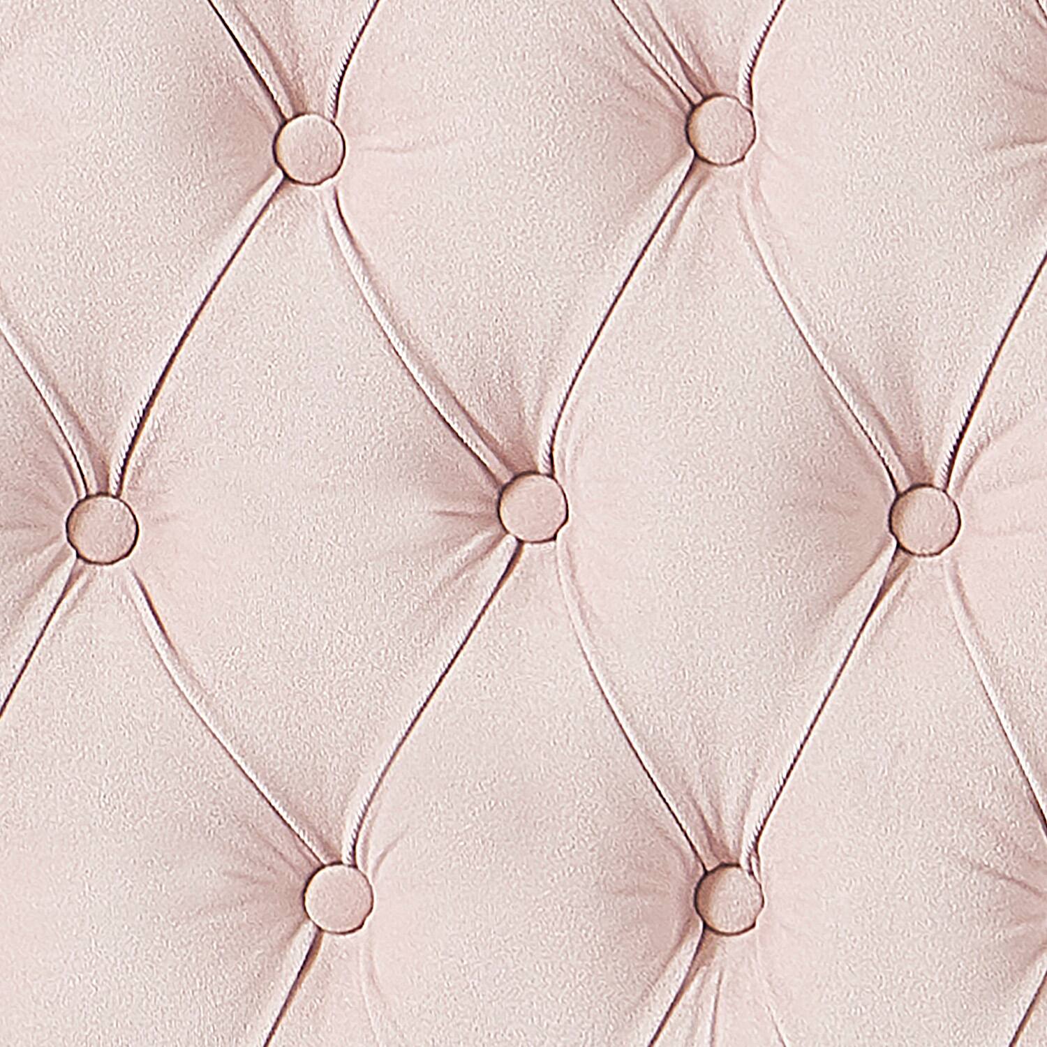 Alt View 2. Elle Decor - Elle Decor Celeste Queen Size Headboard, Blush Pink Velvet - Blush Pink Velvet.