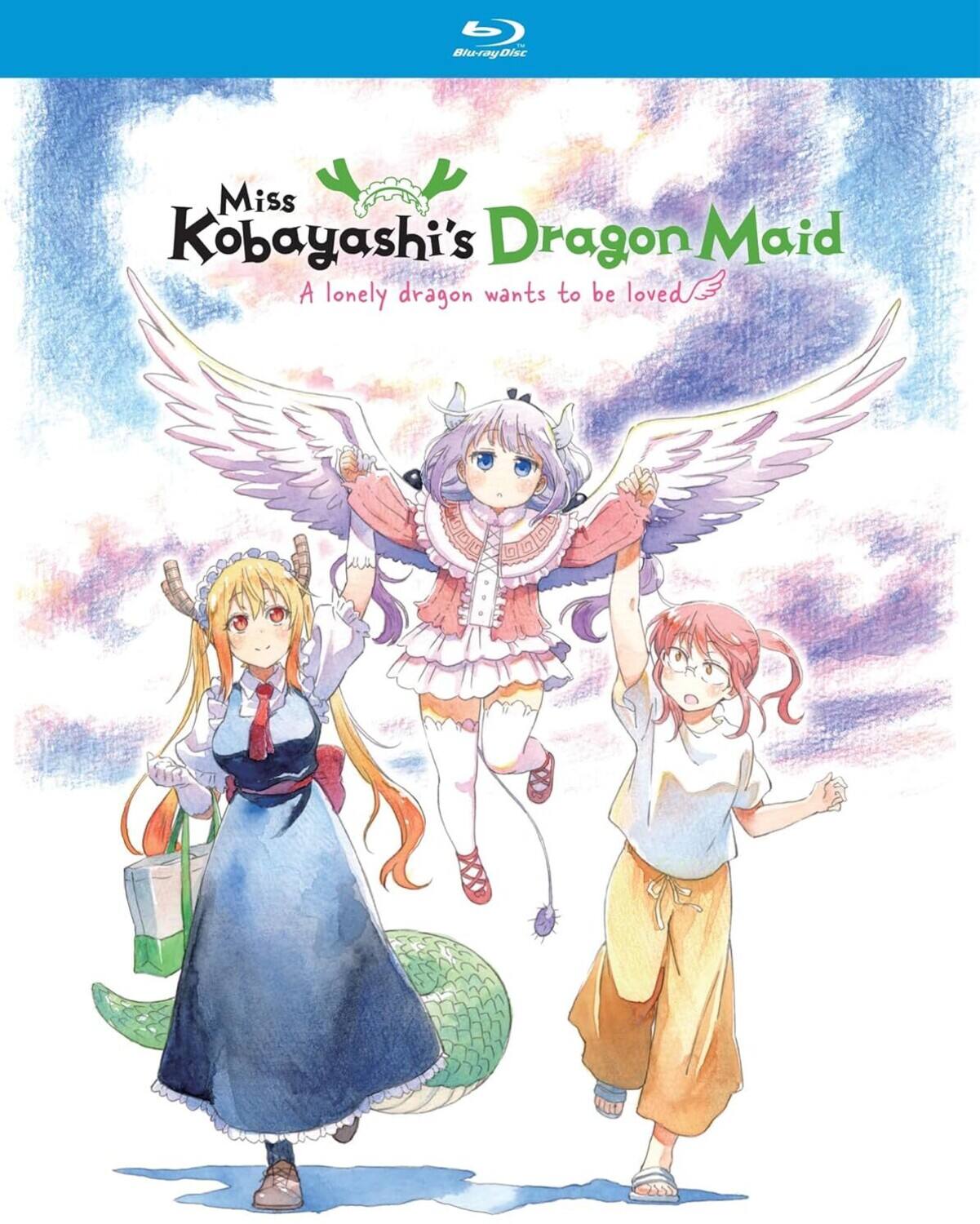 Front. Miss Kobayashi's Dragon Maid: A lonely dragon Wants To Be loved - The Movie   - BLU-RAY.