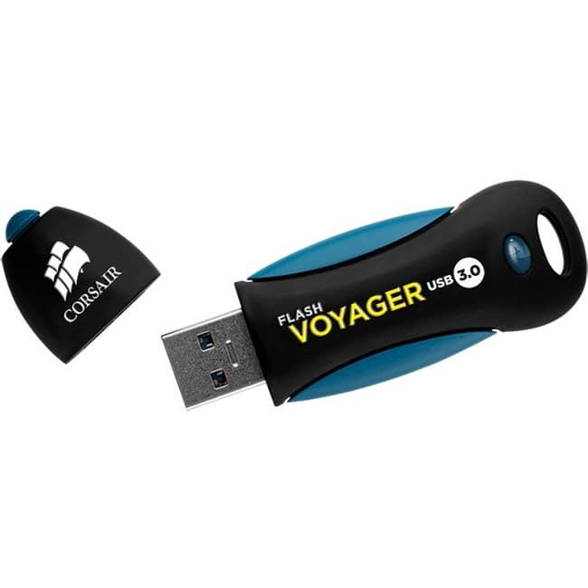 CORSAIR - 256GB Flash Voyager USB 3.0 Flash Drive - 256 GB - USB 3.0 - Unknown