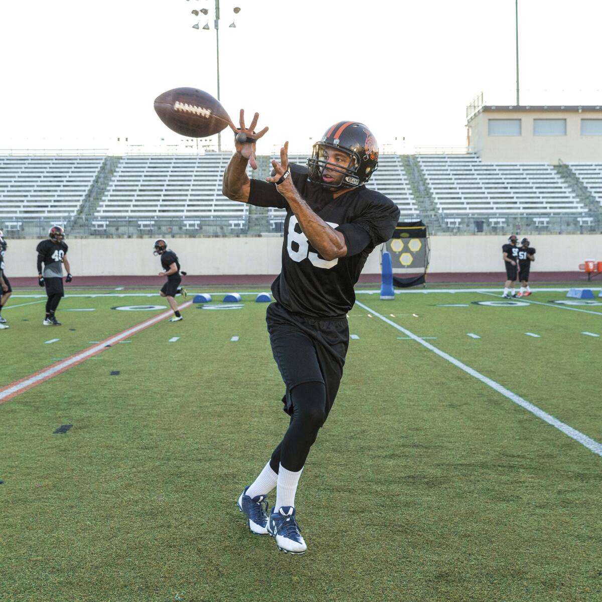 Alt View 1. SKLZ - SKLZ Great Catch Football Receiving Training Aid - Gray - Gray.