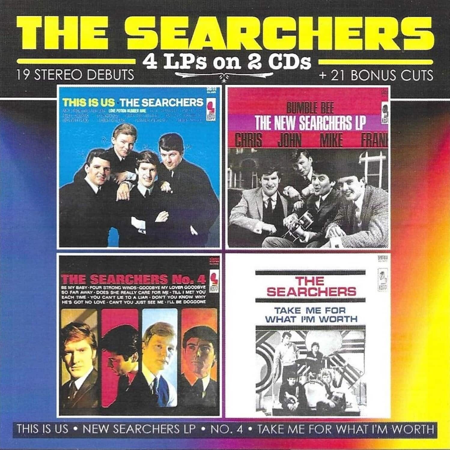 The Searchers - 19 Stereo Debuts   - COMPACT DISCS [CD] price history on PriceWatchPro