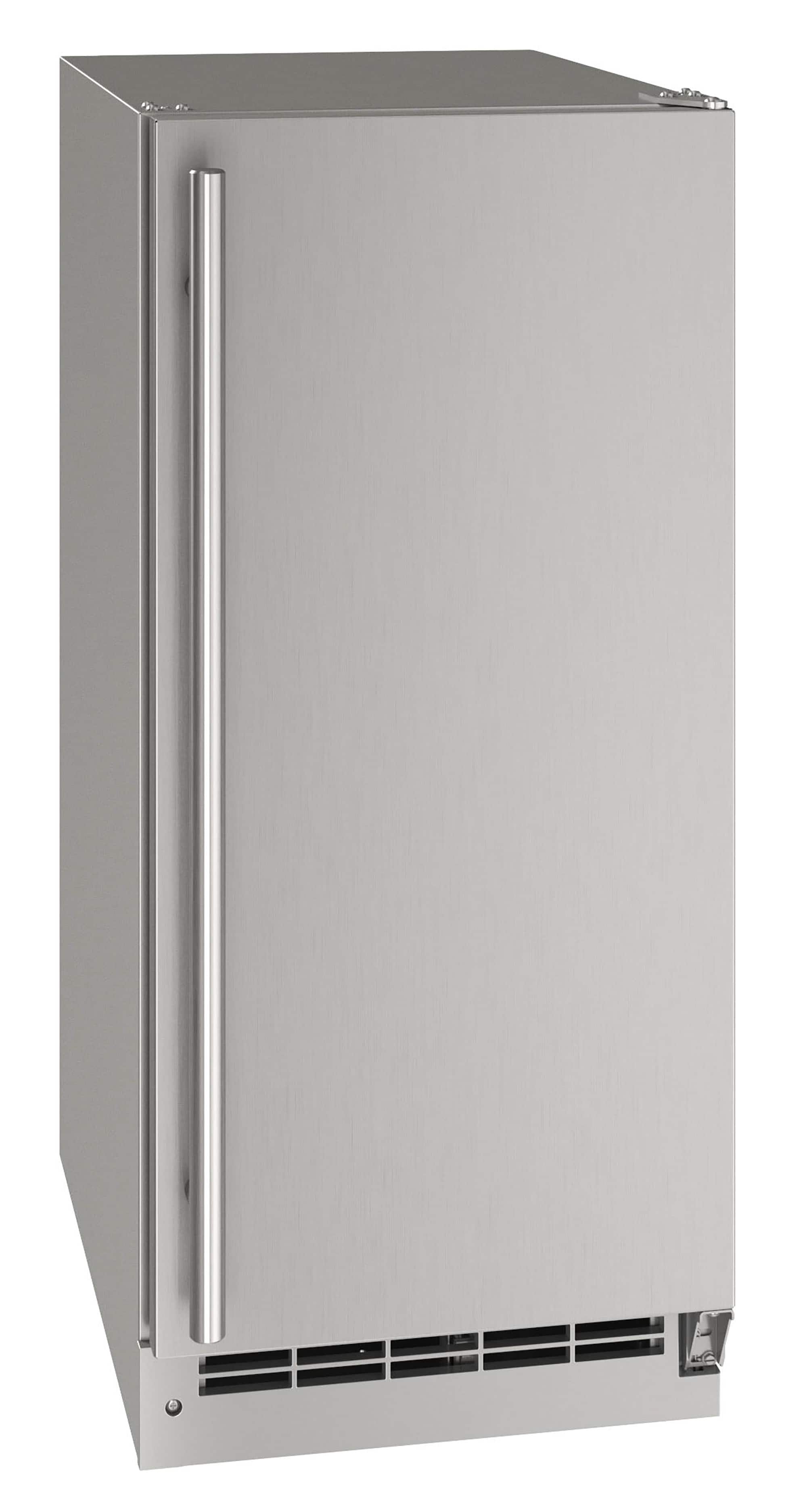 U-Line - 15" 55-lb Freestanding Icemaker - Stainless Steel - Left_Zoom