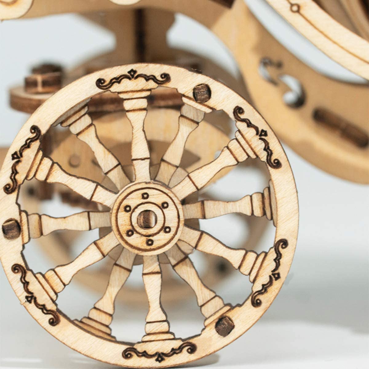 Left. 3D Puzzle - DIY 3D Puzzle - Pumpkin Carriage - 182pcs.