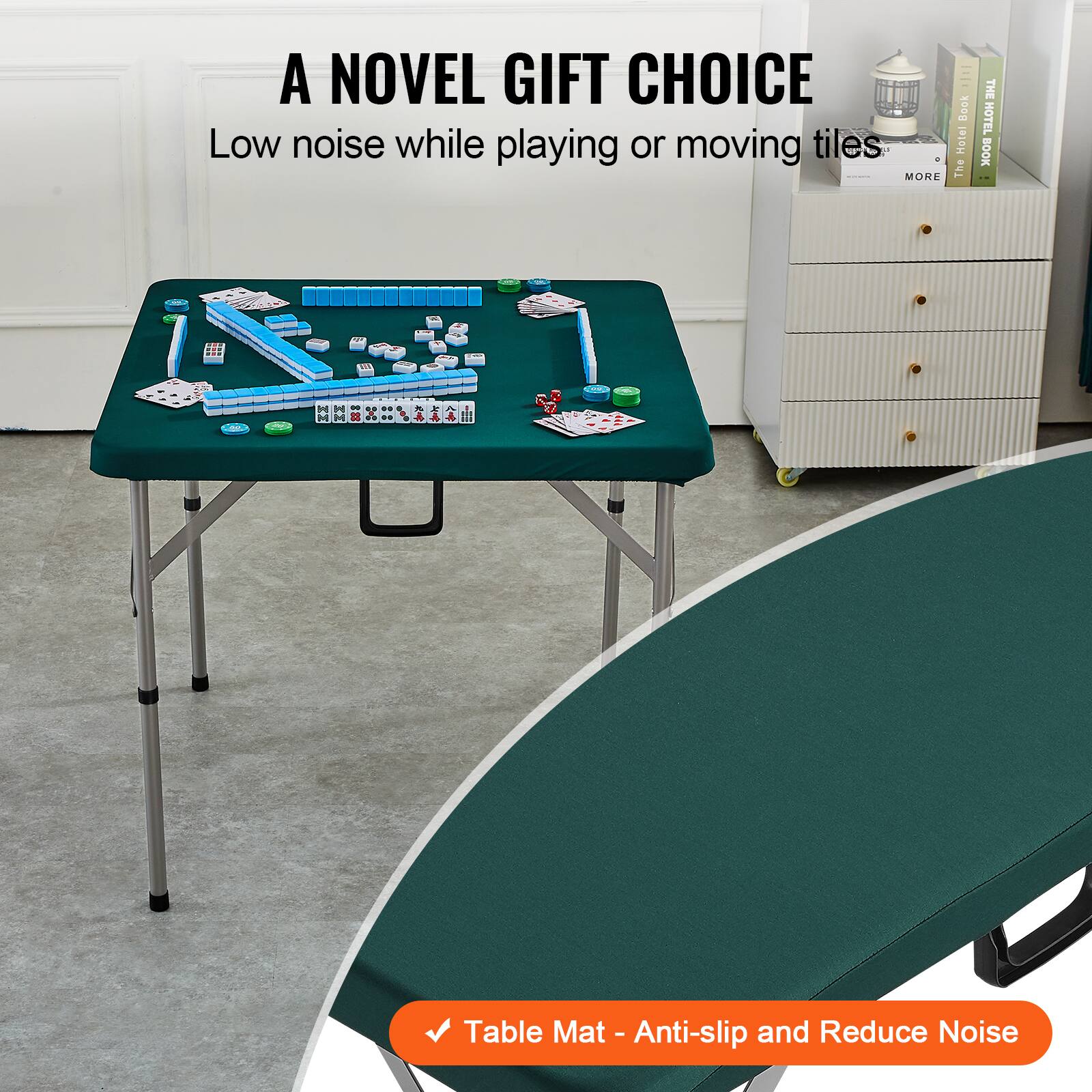 A NOVEL GIFT CHOICE
Low noise while playing or moving tiles
Hotel Book
The HOTEL BOOK
Table Mat - Anti-slip and Reduce Noise