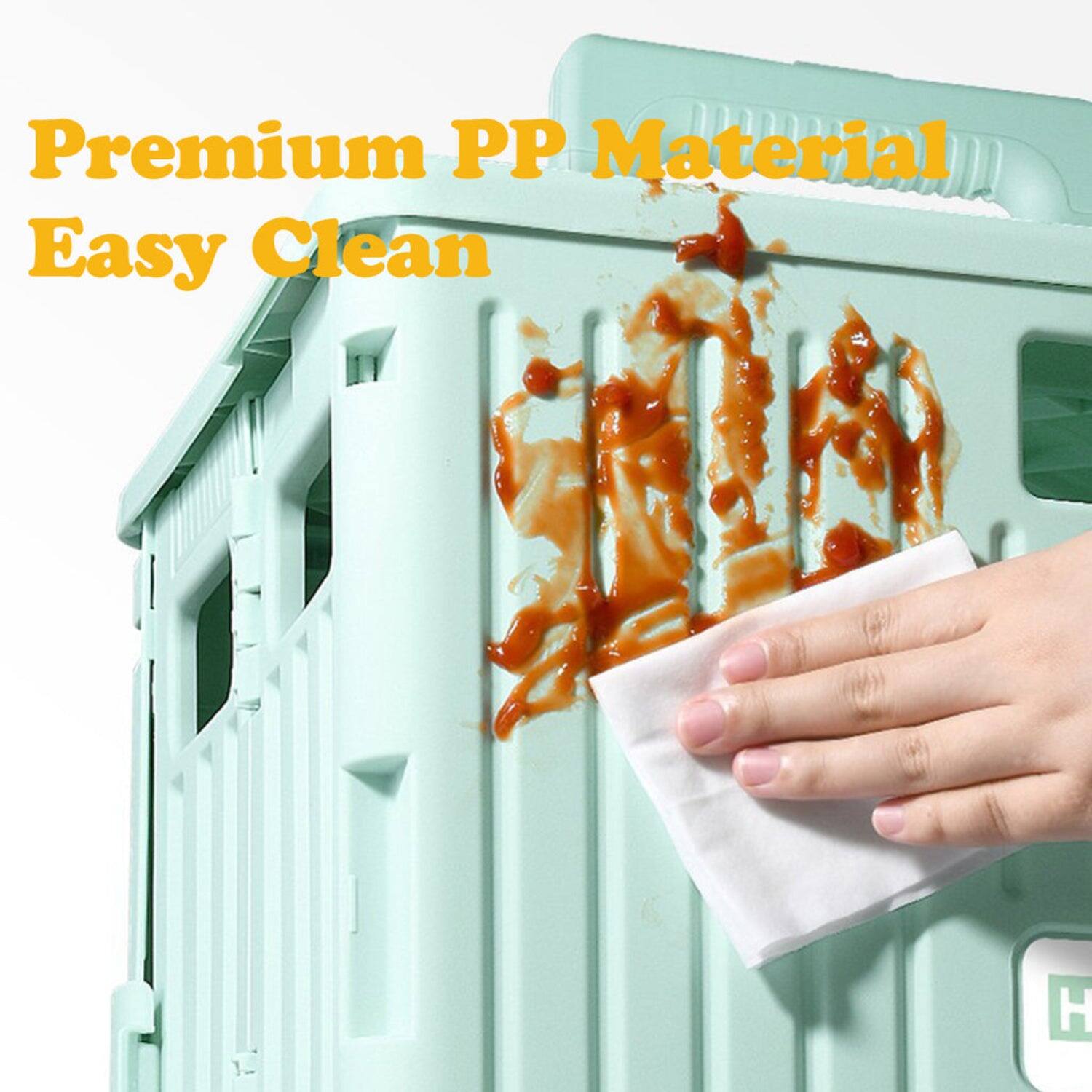 Premium PP Material  
Easy Clean