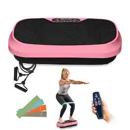 LifePro - Waver Mini Vibration Plate – Whole Body Exercise Machine for Weight Loss, Muscle Toning & Lymphatic Drainage - Pink