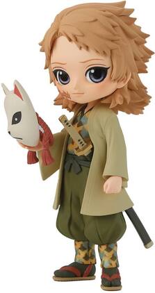 PopMarket - BanPresto - Demon Slayer - Q Posket - Sabito (Version B) Statue - Collectibles - Multicolor