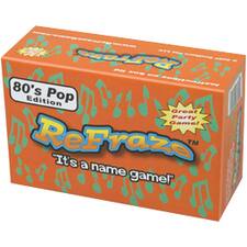 80's Pop Edition Great Party Game! ReFrazo "It's a TM name game!"