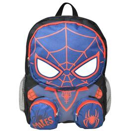 UPD - Spiderman Friends Miles 16" Backpack with 3 Zipper Pockets - Multicolored